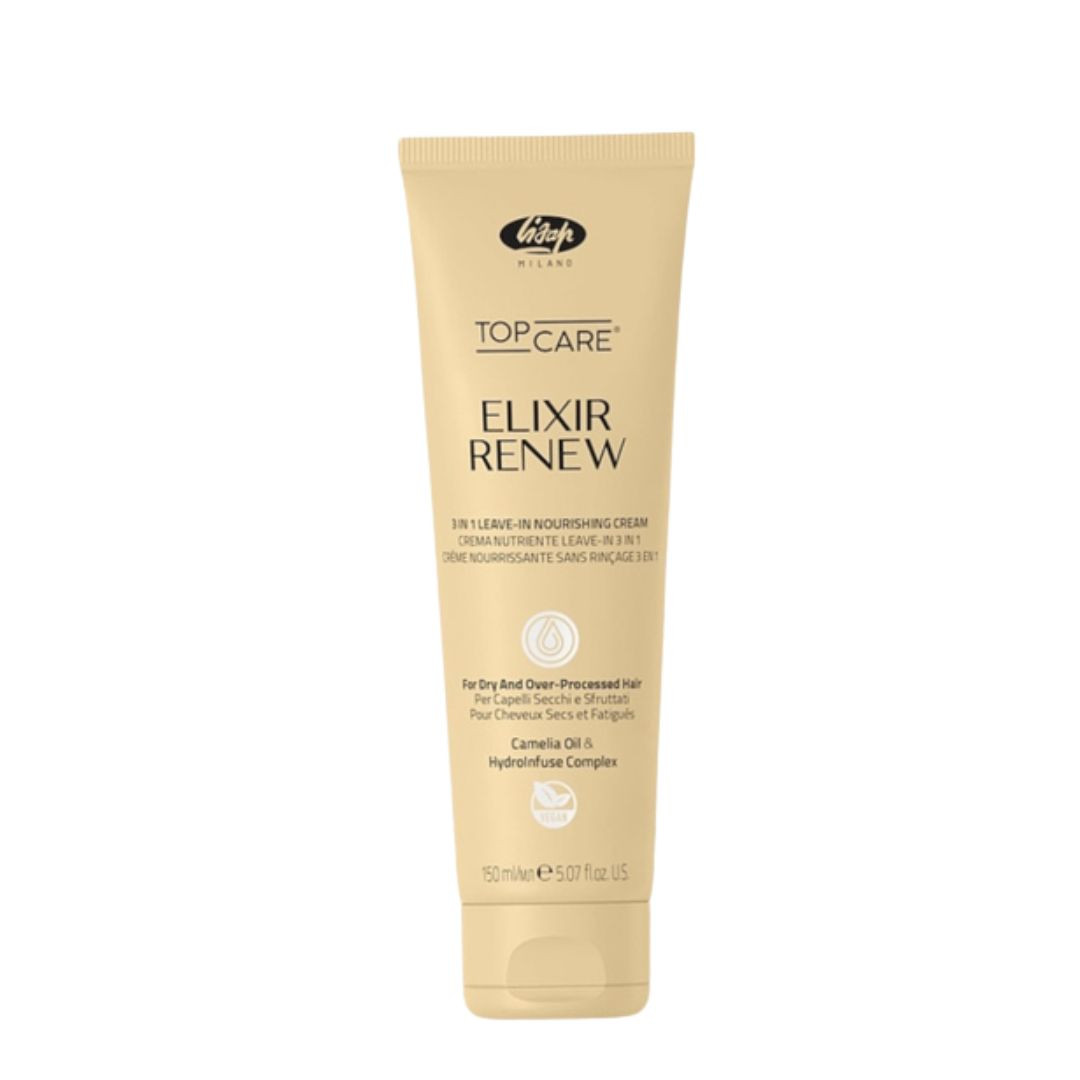 Lisap Top Care Elixir Renew 3 in 1 Leave in Nourishing Cream - výživný krém 3v1, 150 ml