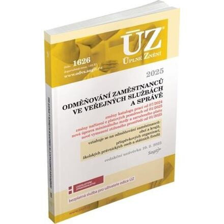 ÚZ 1626 Odměňování zaměstnanců (VS)