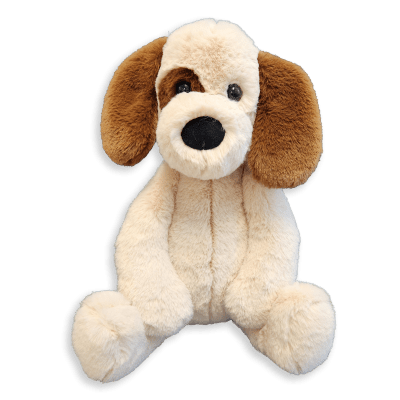 Pes plyšový strakatý