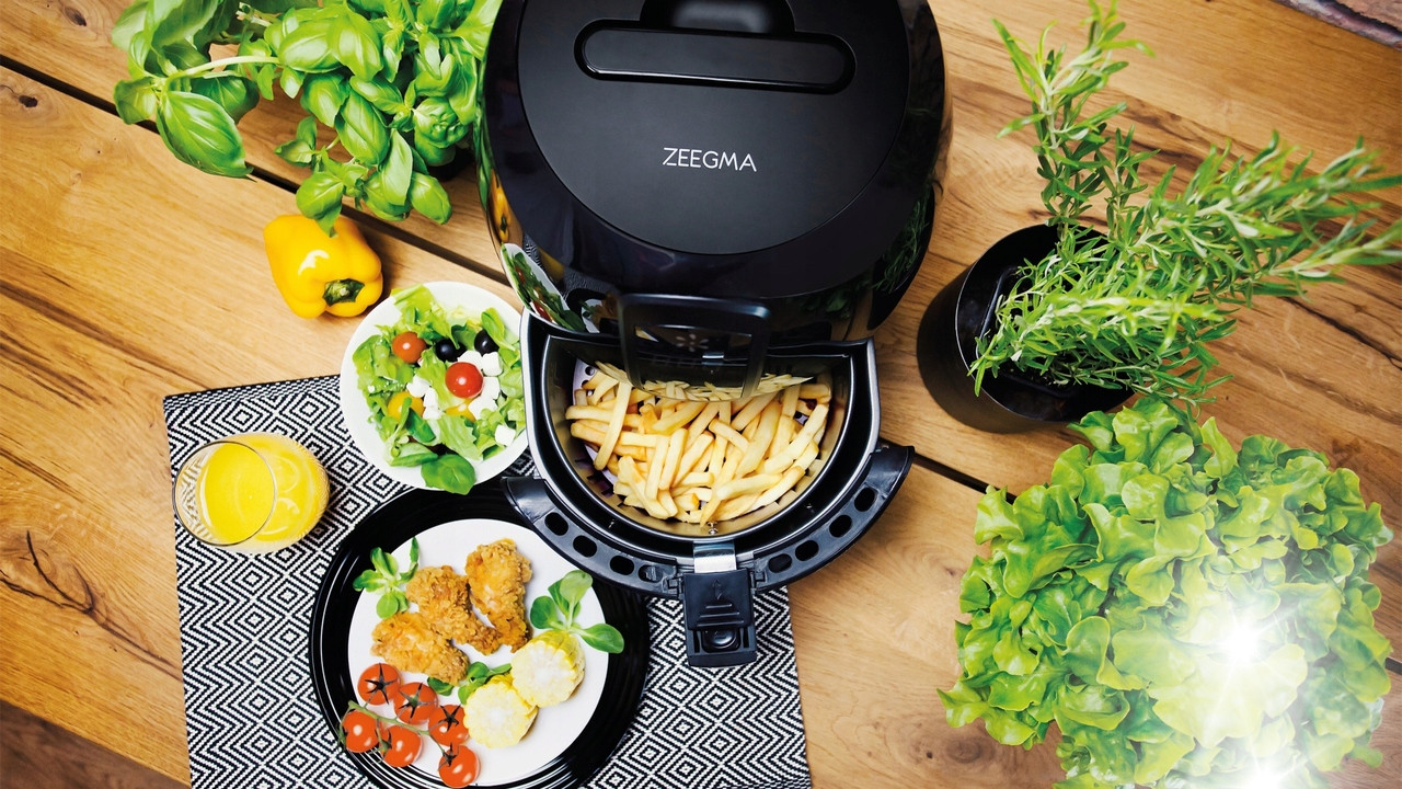 Air Fryer Fritéza Bez Tuku Fritéza Velká 1800W Mytí V Myčce