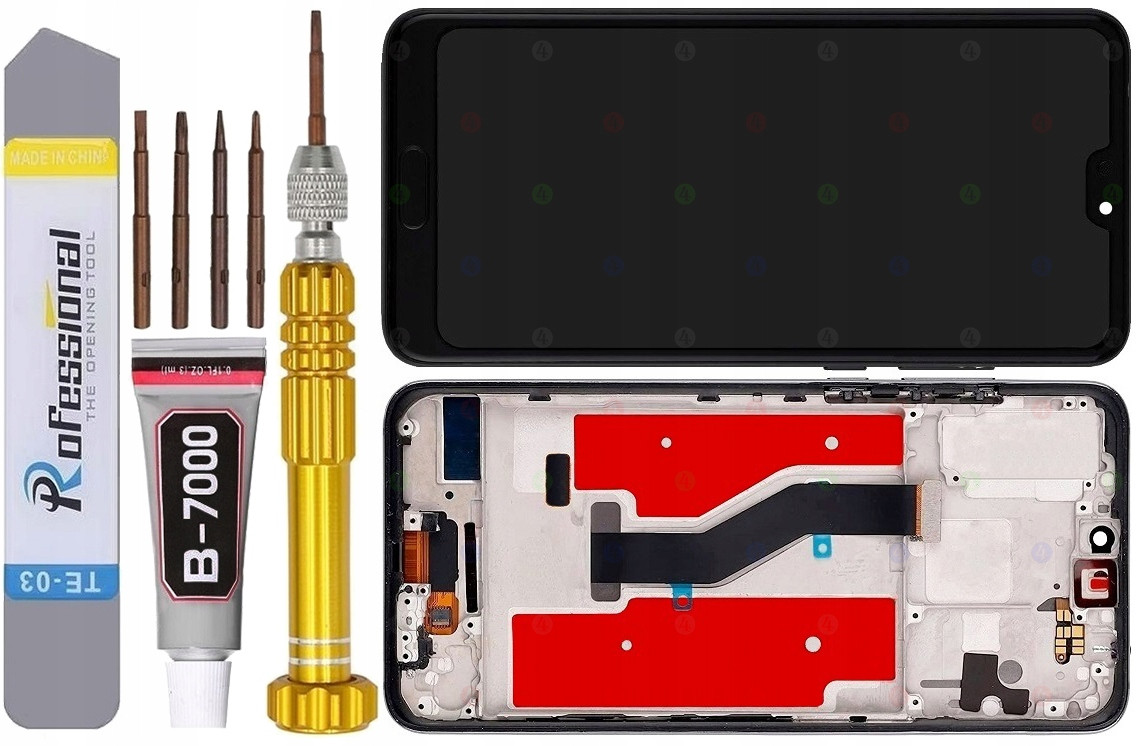 Huawei P20 Pro CLT-L09 LCD displej Obrazovka Rámeček