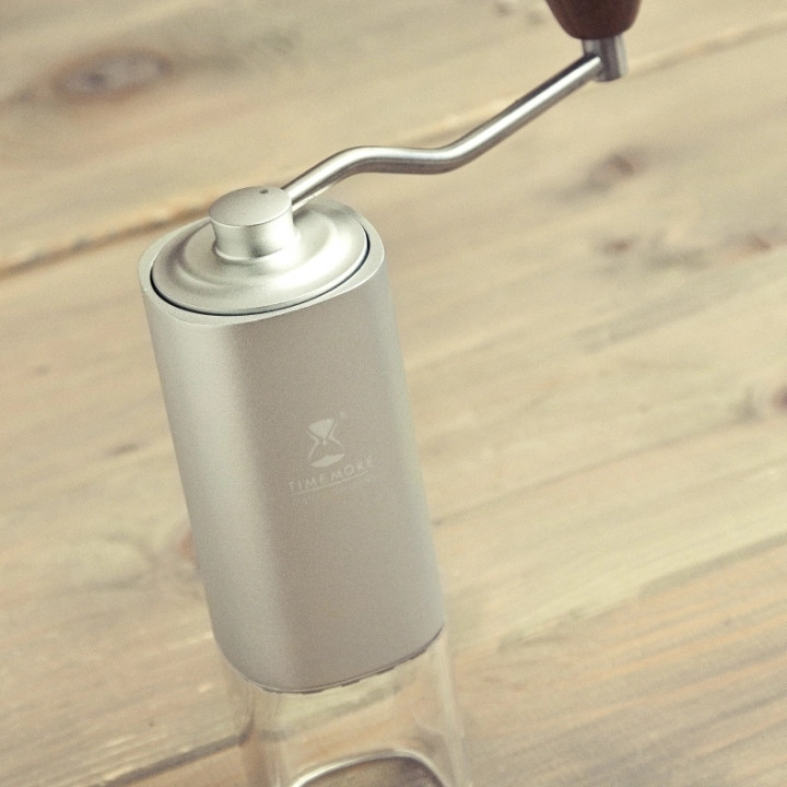 Timemore Chestnut G1 mlýnek na kávu barva silver transparent