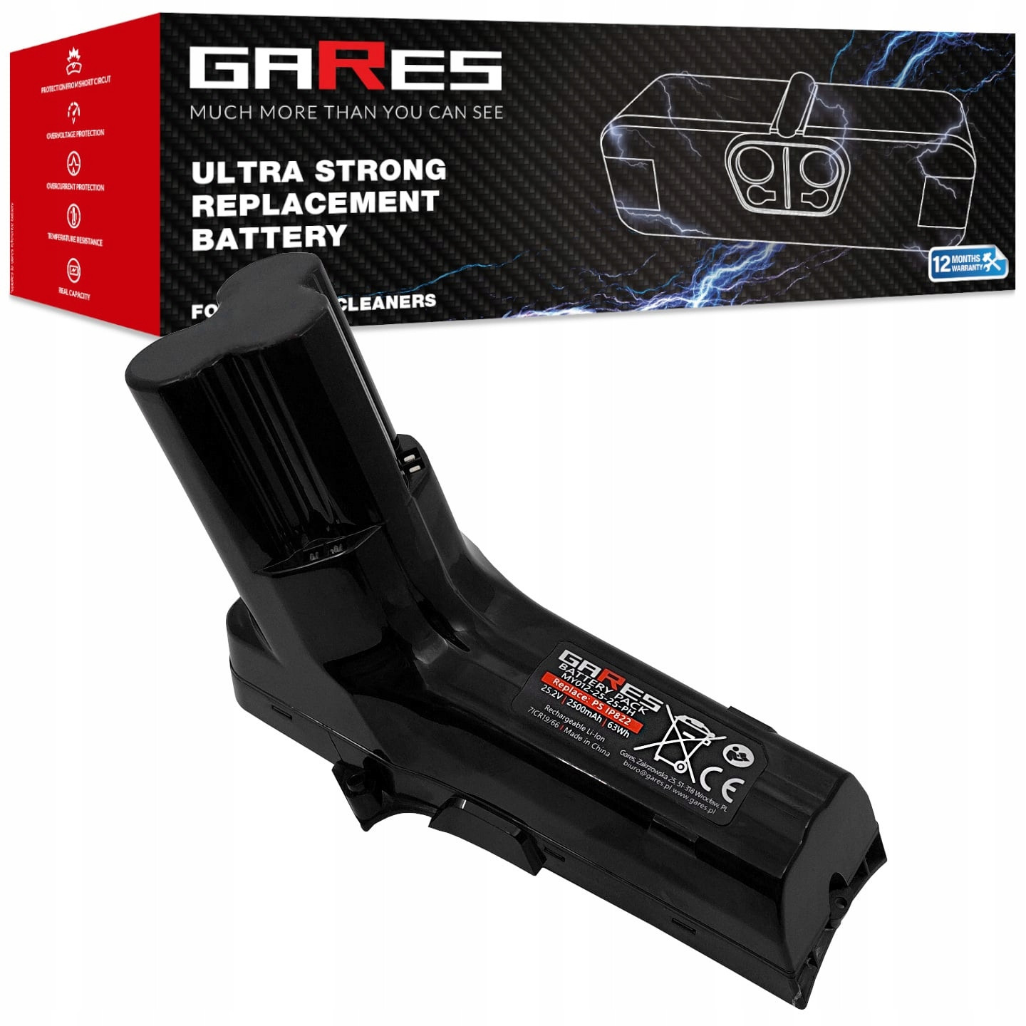 Baterie pro Philips, 25.2V 2.5Ah FC6903 FC6822 FC6823 FC6826 XC8045 XC8049