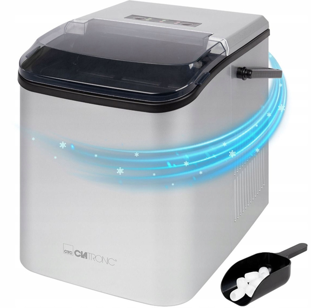 Výrobník ledu Clatronic Ewb 3785 stříbrný/šedý 105 W