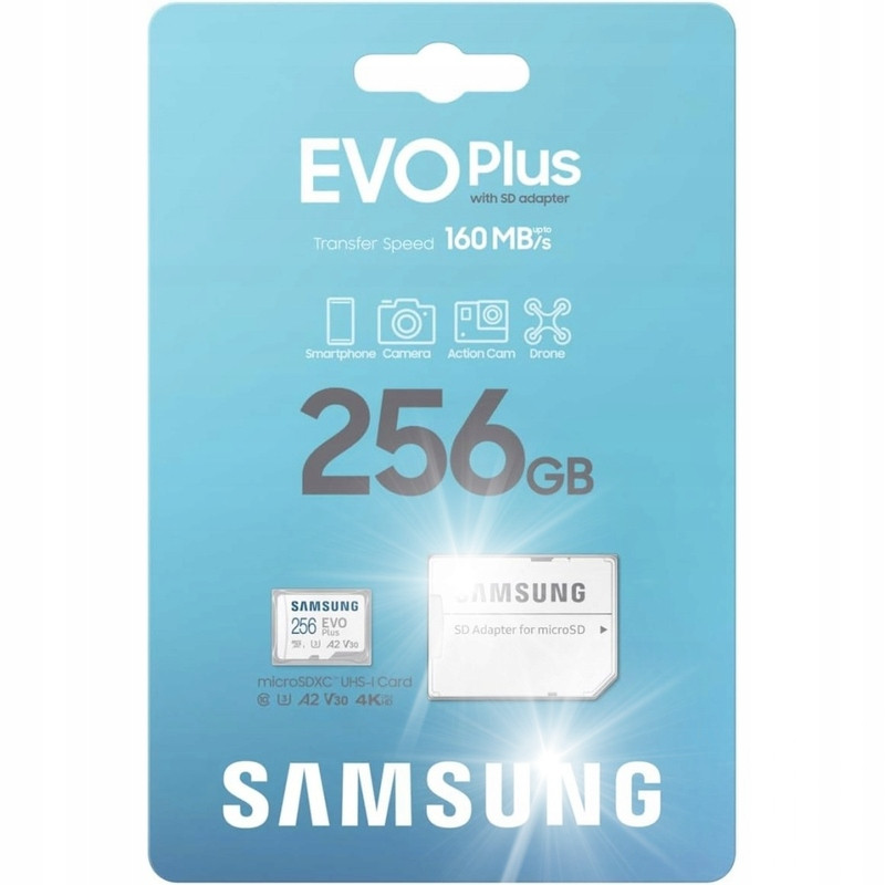 Paměťová Karta MicroSDXC 256 Gb Samsung Evo Plus