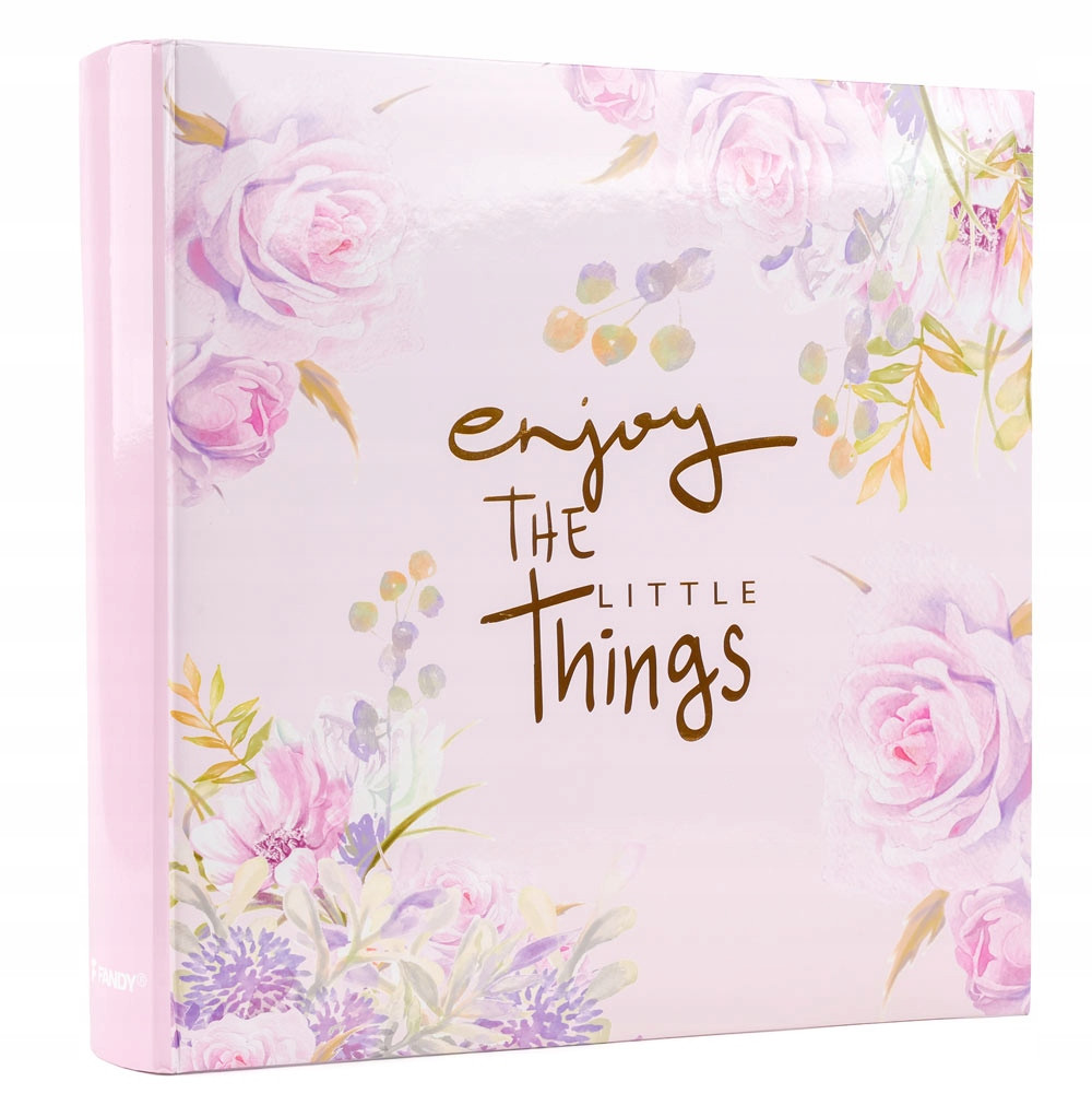 FotoALBUM kapesní 500 fotografií 10x15 cm šitý popis Image růžové