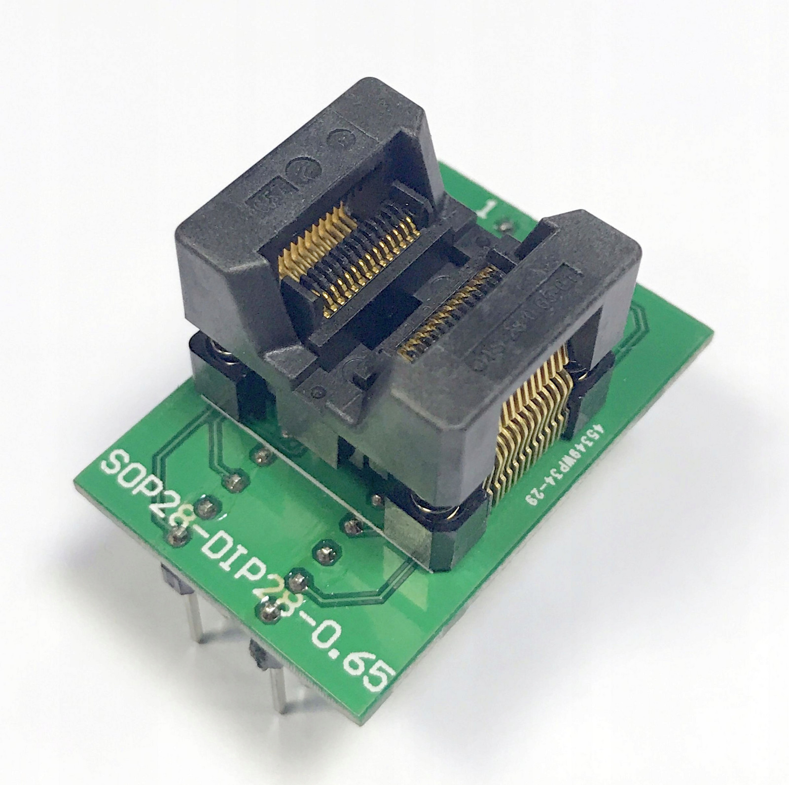 Adaptér SSOP28 (R=0,65mm/Š=200mils)-DIP28 Zif