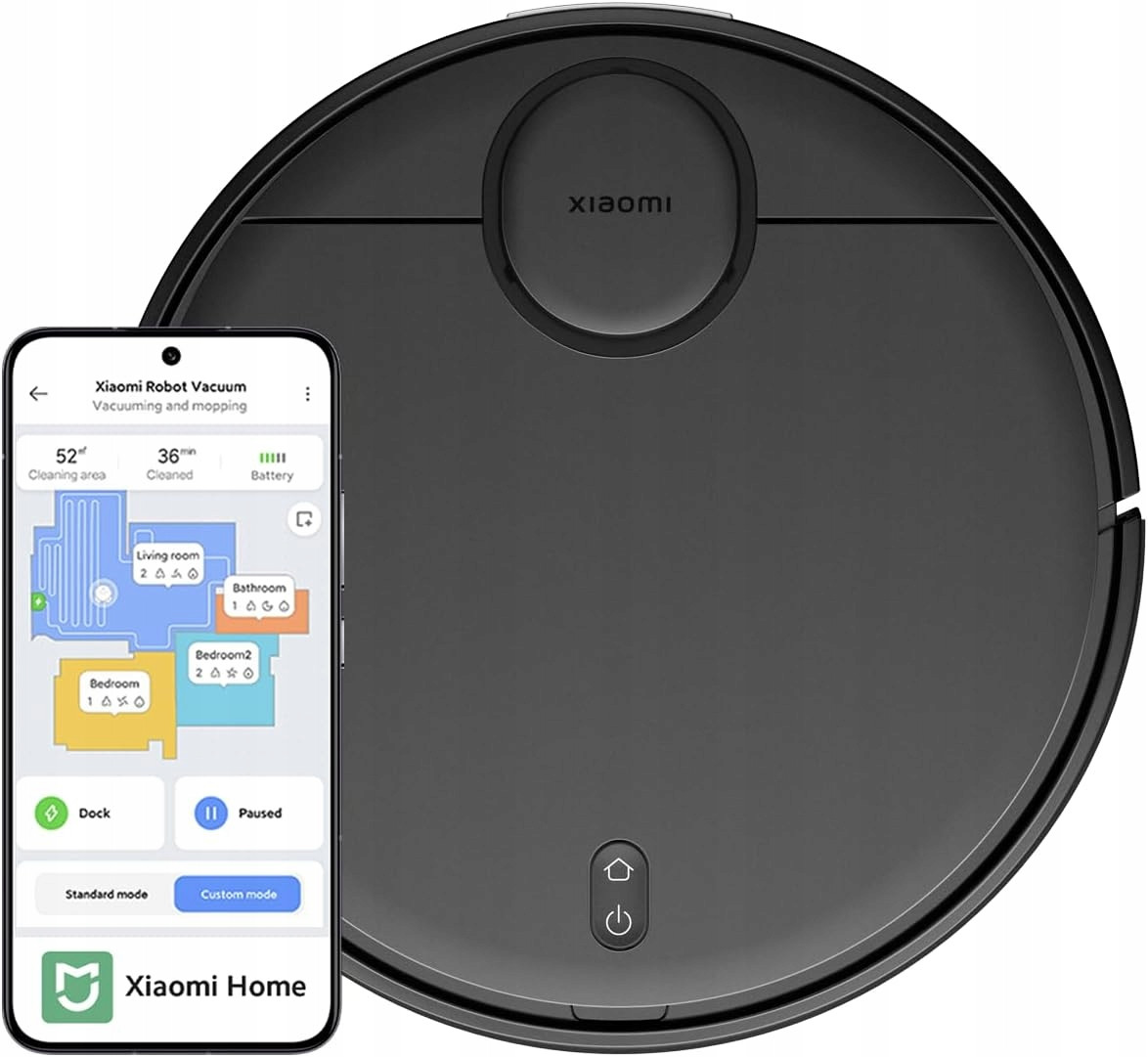 Xiaomi Robot Vacuum T12, 3500 Pa, navigace LiDAR, detekce překážek