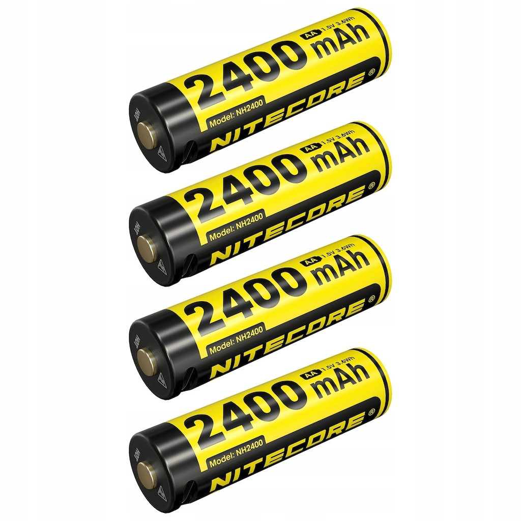 Akumulátor 1,5V Nitecore NH2400/AA Usb-c 2400 mAh 4 ks