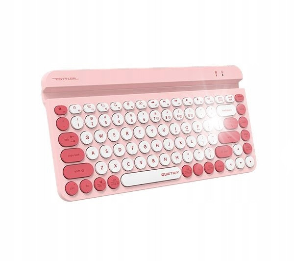 Bezdrátová klávesnice A4Tech FStyler FBK30 2,4Ghz bluetooth Růžová