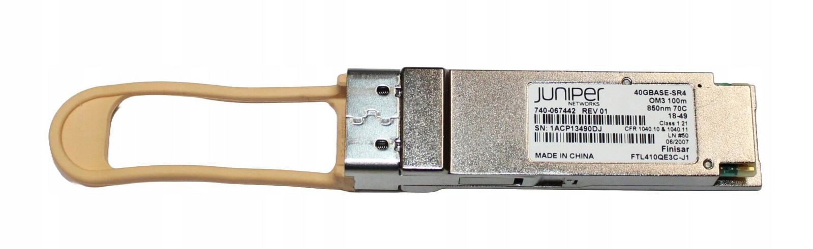 Optický modul Juniper Networks Qsfp+ 40Gb/s 850nm 100m QFX-QSFP-40G-SR4
