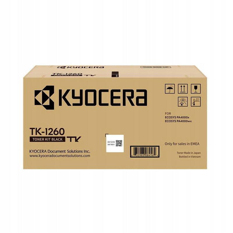 Toner Kyocera TK-1260 Ecosys PA4000x, PA4000wx 10000 str. black