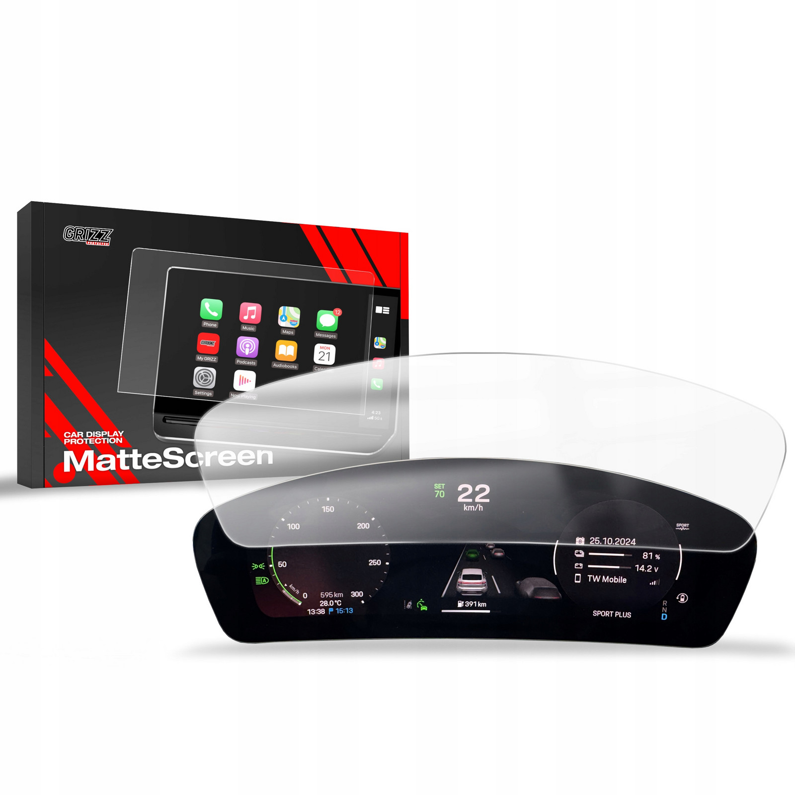 Fólie Proti Otisku pro Porsche Macan 4 Virtual Cockpit (2025)