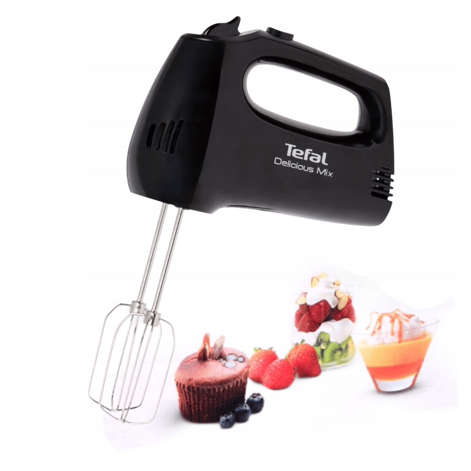 Ruční Mixér Se Šlehacími Metlami Pro Prémiové Mixovací Krémy Tefal