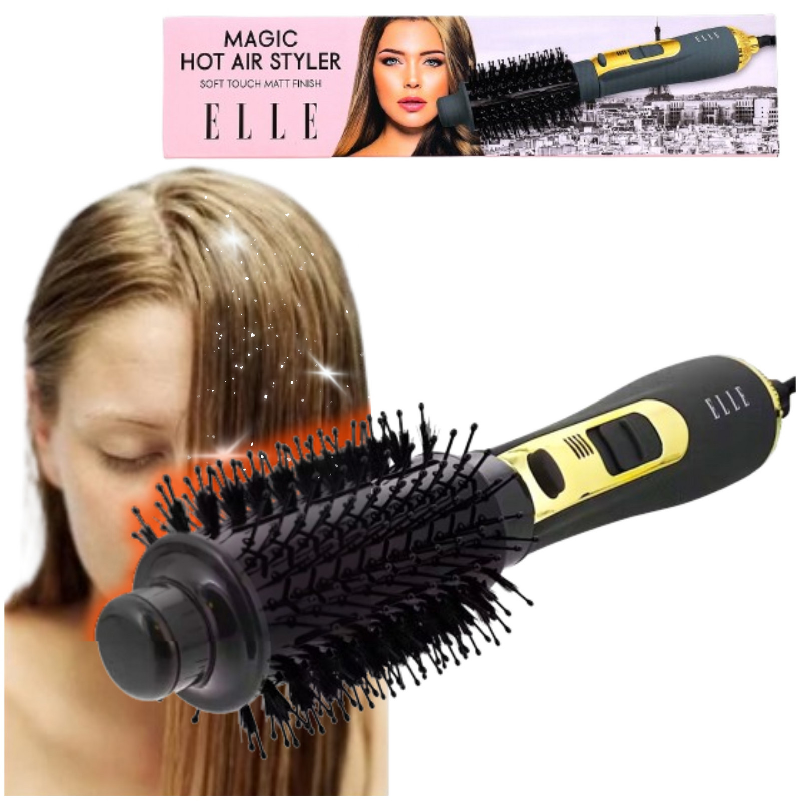 Fén Kulma Na Vlasy Fén Kulma Ionizace Sada Na Vlasy 2V1