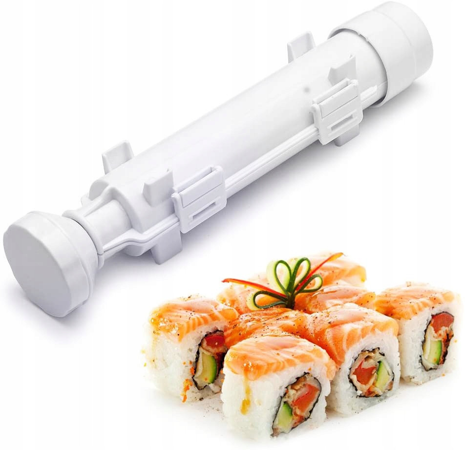 Strojek Na Výrobu Sushi Bazooka Roller Tuba Bílý
