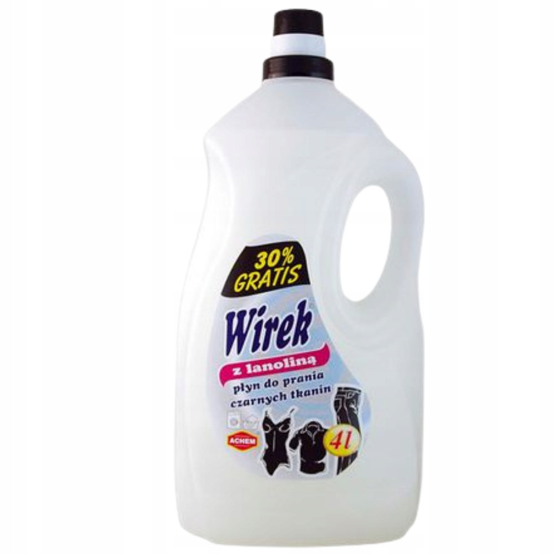 Wirek 4L Tekutý Prací Prostředek Černé Tkaniny