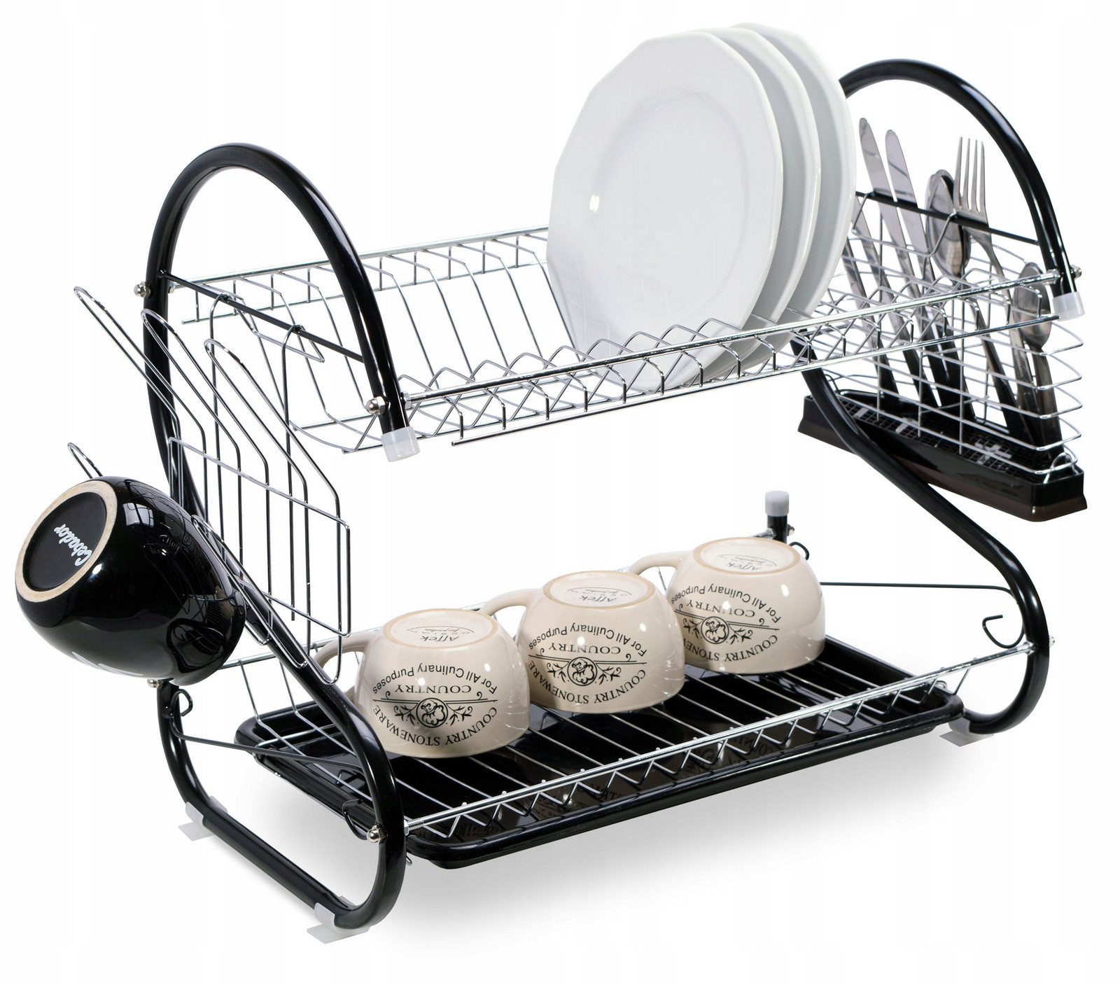 Odkapávač na nádobí Linfen černý