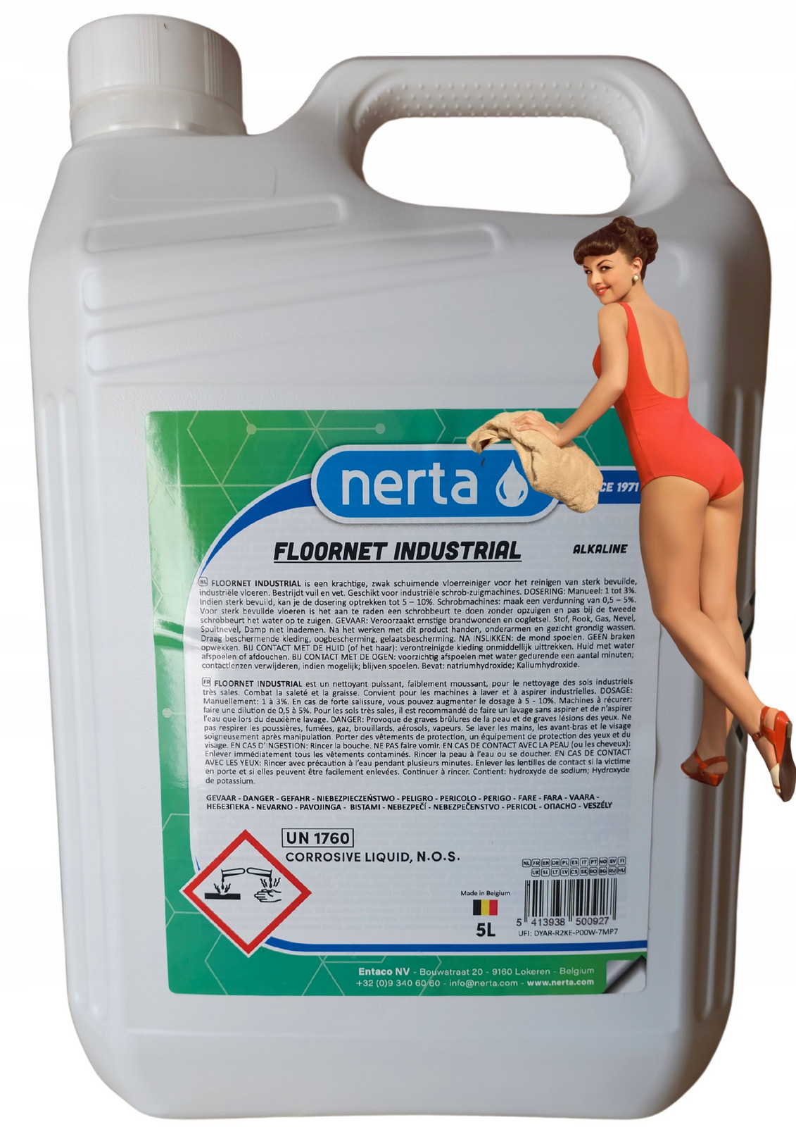 Nerta Floornet Industrial 5L Čistič průmyslových podlah