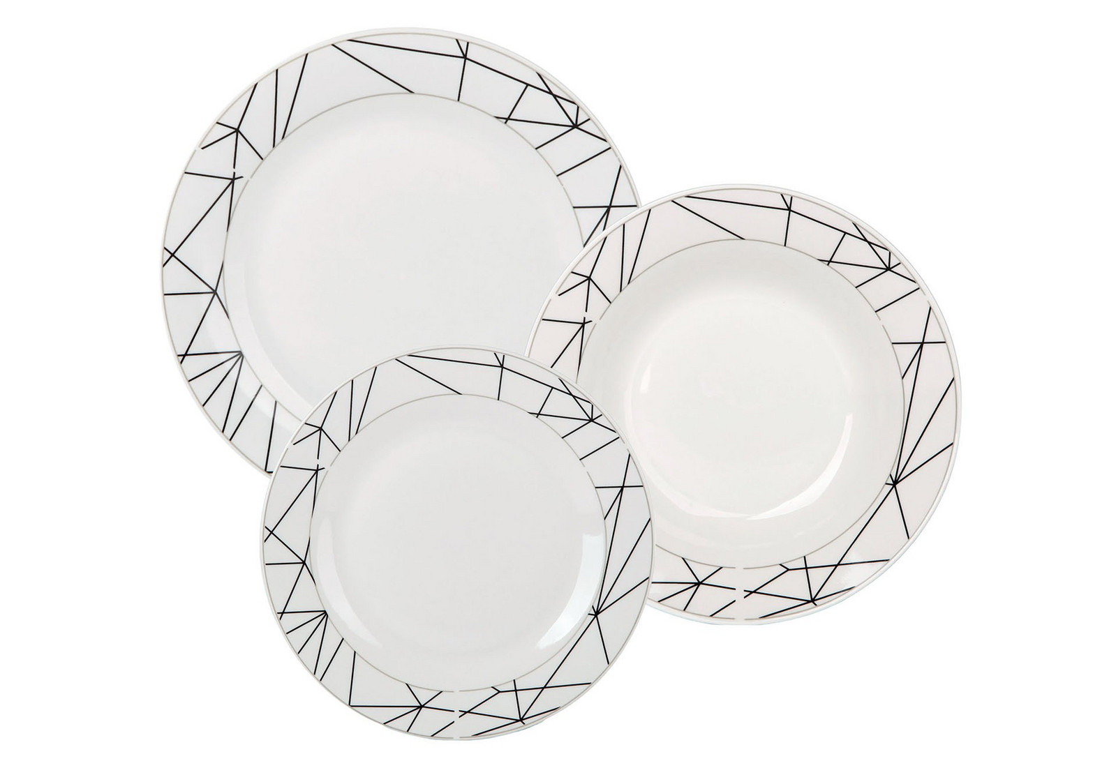 BELLA FIORE Jídelní sada porcelán 18ks  LINIE