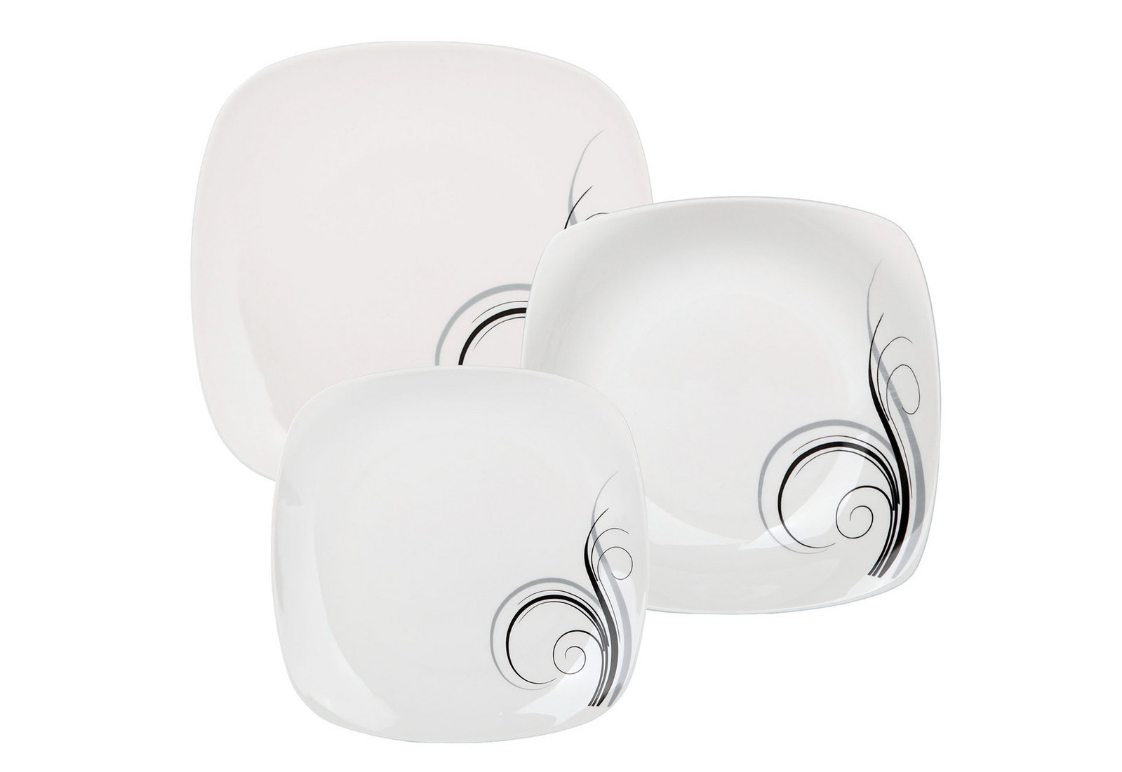 BELLA FIORE Jídelní sada porcelán 18ks  VLNY