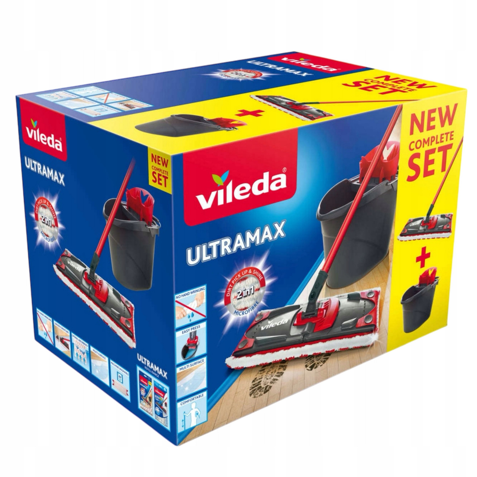 Vileda plochý mop UltraMax Box sada