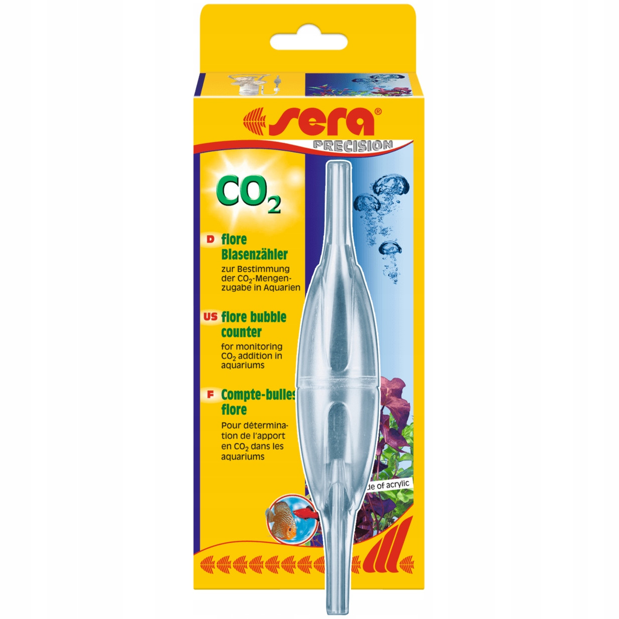 Sera Flore CO2 Bubble Counter Počítadlo bublin