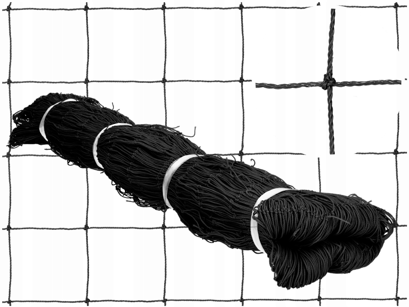 Síť Na Balkon V Roli 5x3m Pro Kočky Černé Očko 50x50mm Bezpečné Kočky