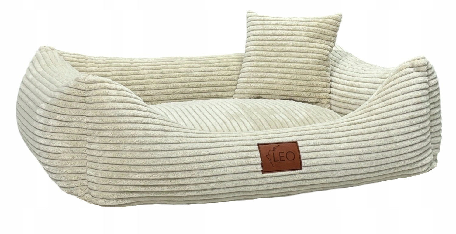 Leo4dog pelíšek pro psa Manšestr prací potah . Béžová M 80x60