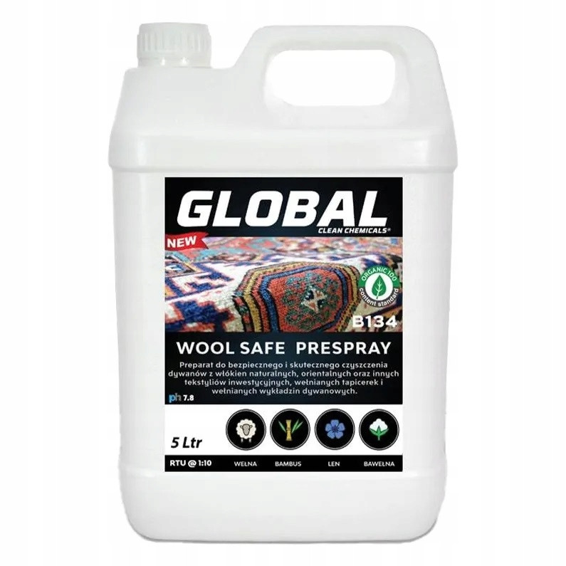 Global Wool Safe B134 – Prespray na vlnu 5L