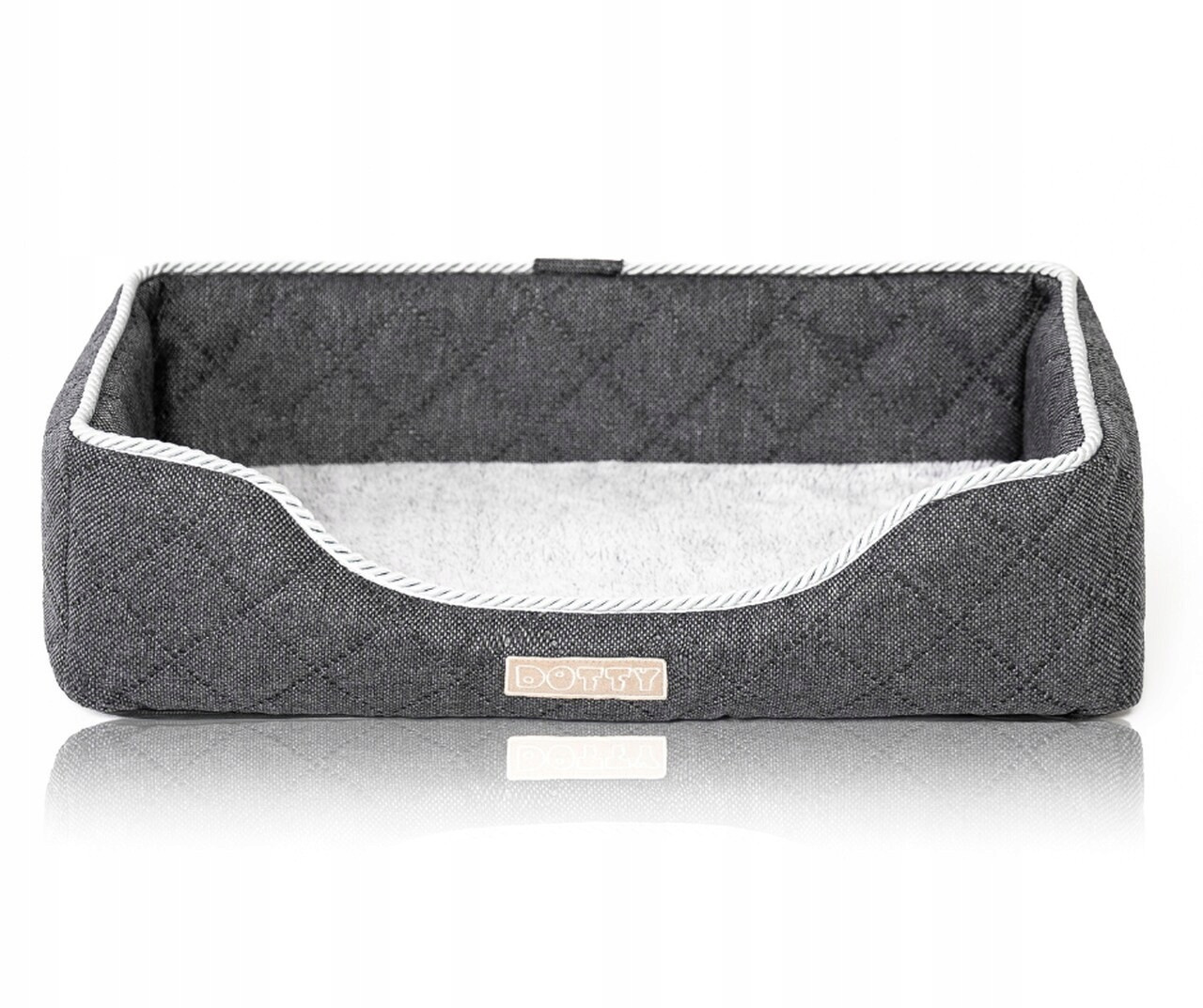 pelíšek pro kočky na parapet Dotty okno parapet potah okenní grafit