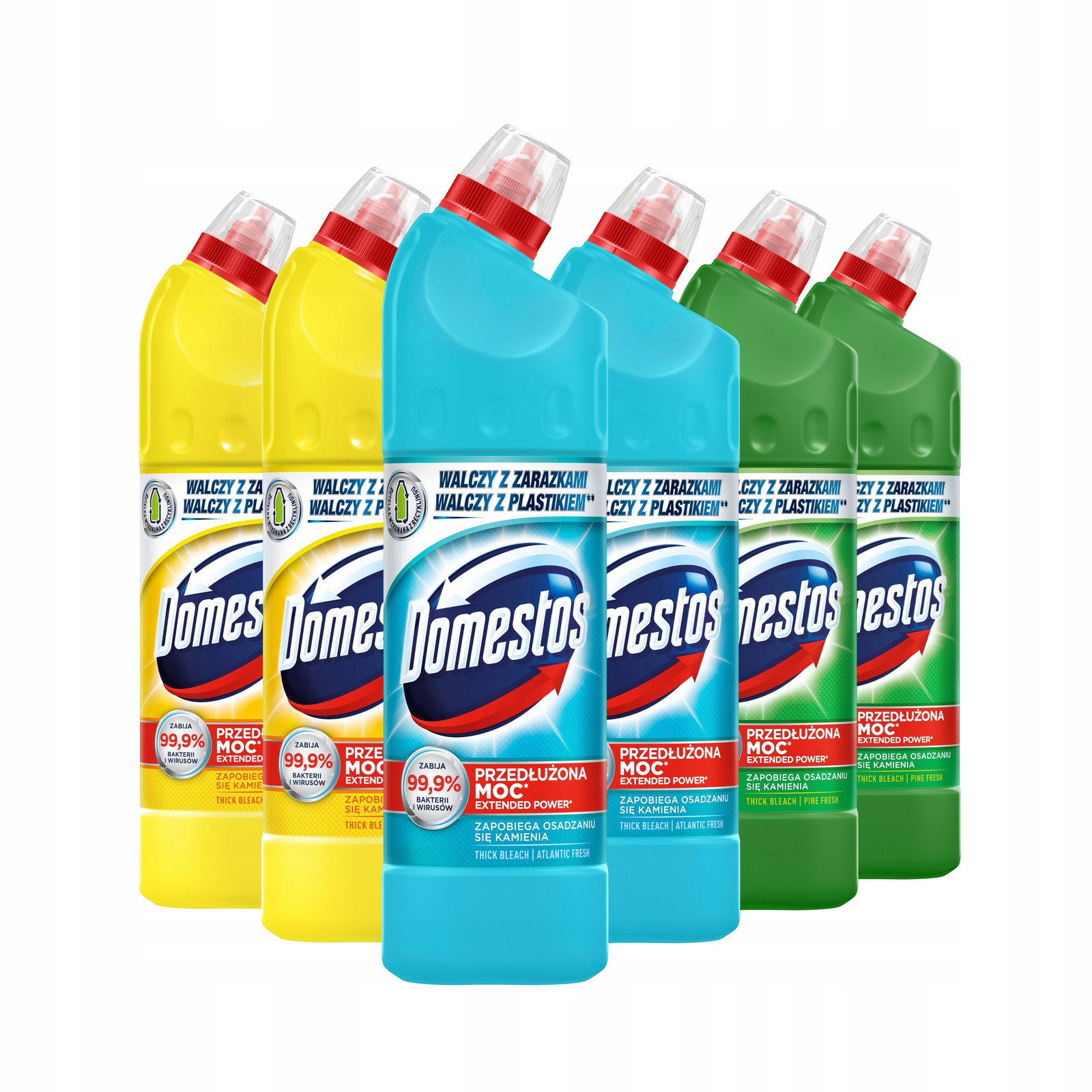 Płyn Domestos czyszczenie Wc MIX 6 x 750 ml