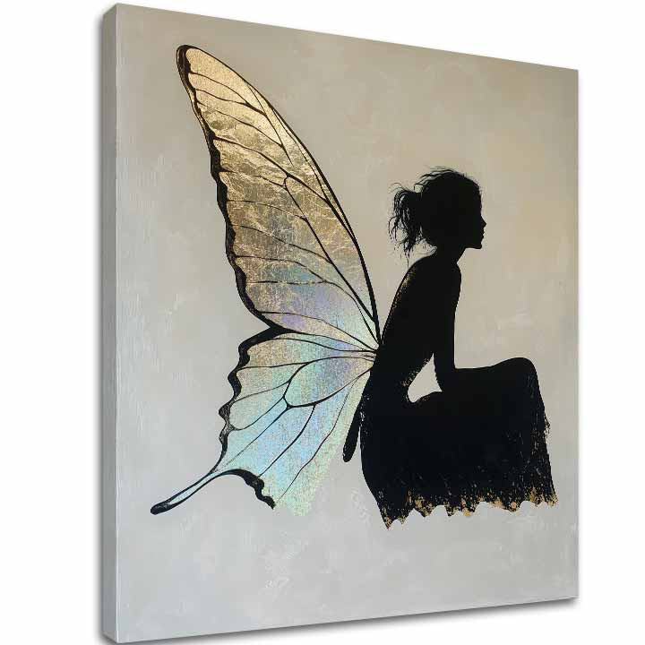 Malba pohádkových motýlů - 100% originální akrylová barva