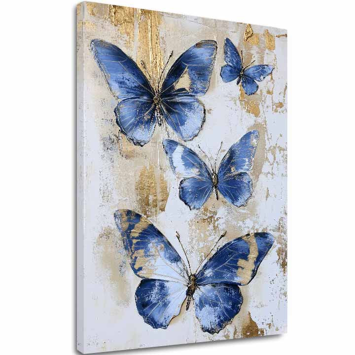 Malba motýlů Nebeský šepot - 100% originál malovaný akrylem