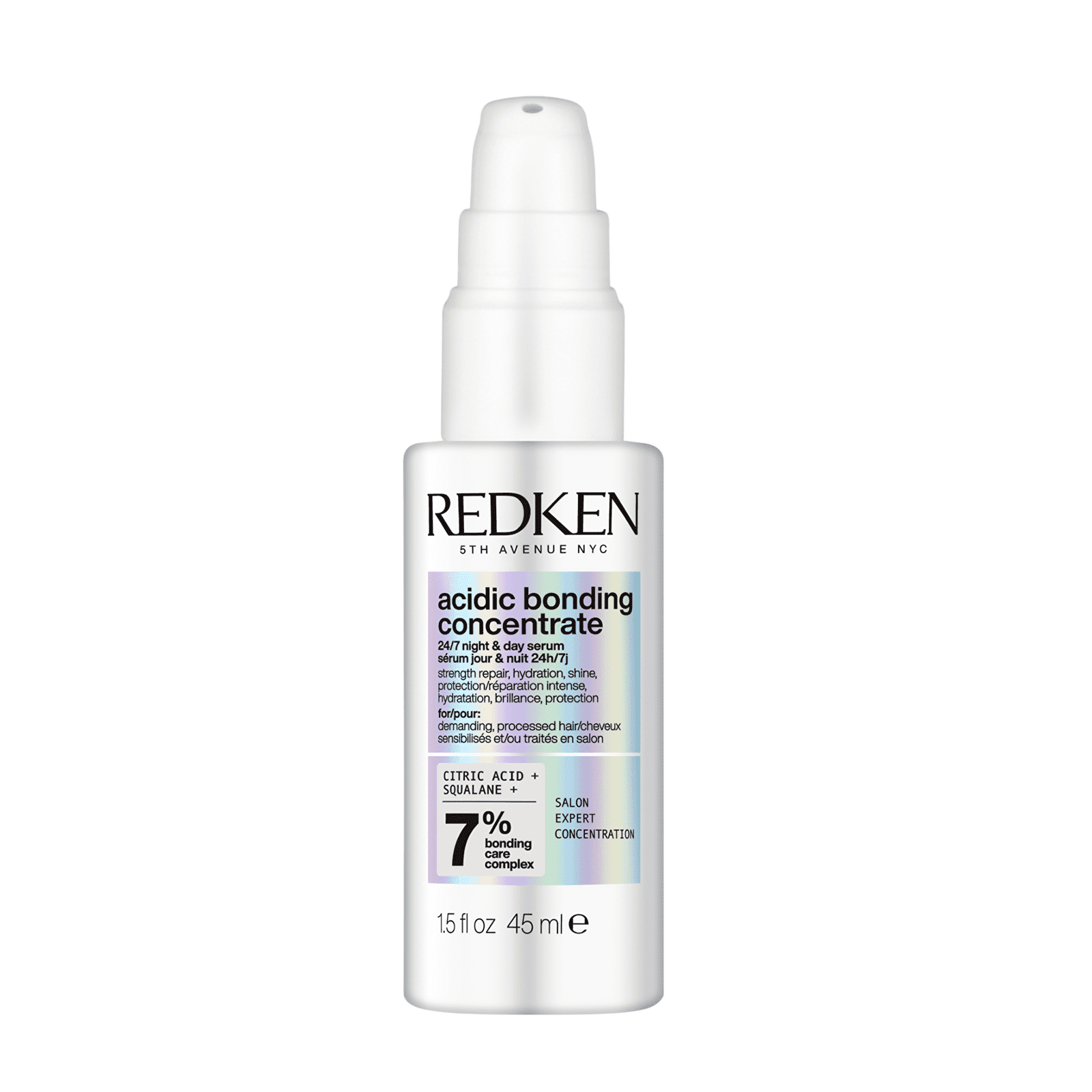 Redken Intenzivní denní a noční sérum pro obnovu poškozených vlasů Acidic Bonding Concentrate (24/7 Night & Day Serum) 45 ml