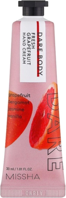 Missha Hydratační krém na ruce Dare Body Fresh Grapefruit (Hand Cream) 30 ml