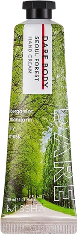 Missha Hydratační krém na ruce Dare Body Seoul Forest (Hand Cream) 30 ml