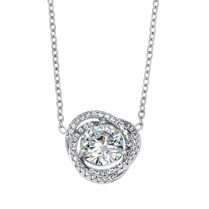 CRYSTalp Elegantní dámský náhrdelník s krystaly Ray 32334.R