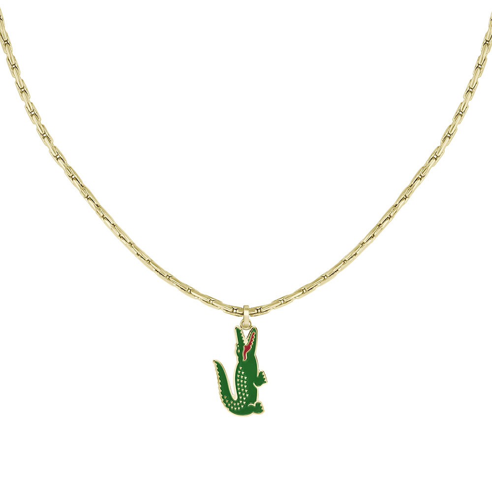 Lacoste Stylový pozlacený náhrdelník z oceli Arthor 2040229