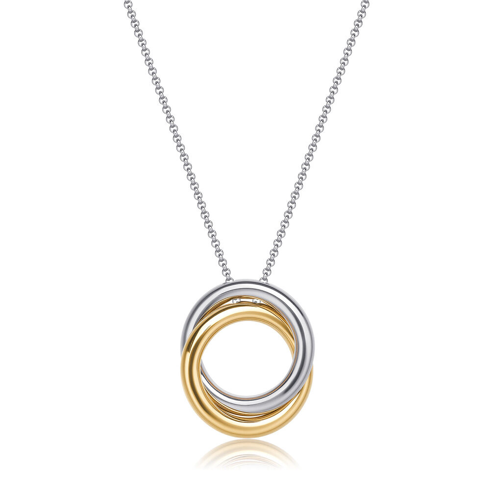 Brosway Slušivý bicolor náhrdelník z oceli Aura BAU01