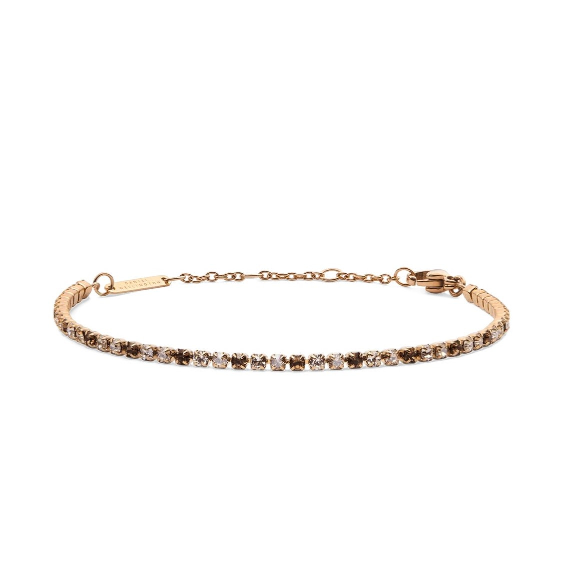 Daniel Wellington Ocelový náramek s krystaly Classic Tennis DW00401115