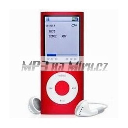 MP4 přehrávač 8GB 1,8'' LCD červený