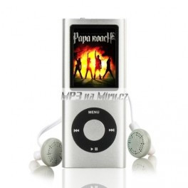 MP4 přehrávač 8GB 1,8'' LCD stříbrný