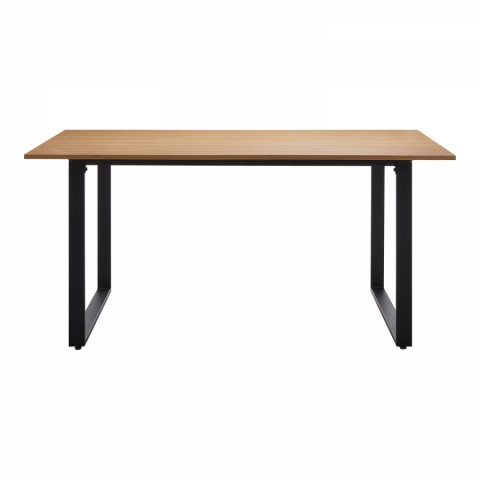 Jídelní stůl 140x80 černá kovová podnož TRENTO Akce, super cena, zlevněná doprava Idea