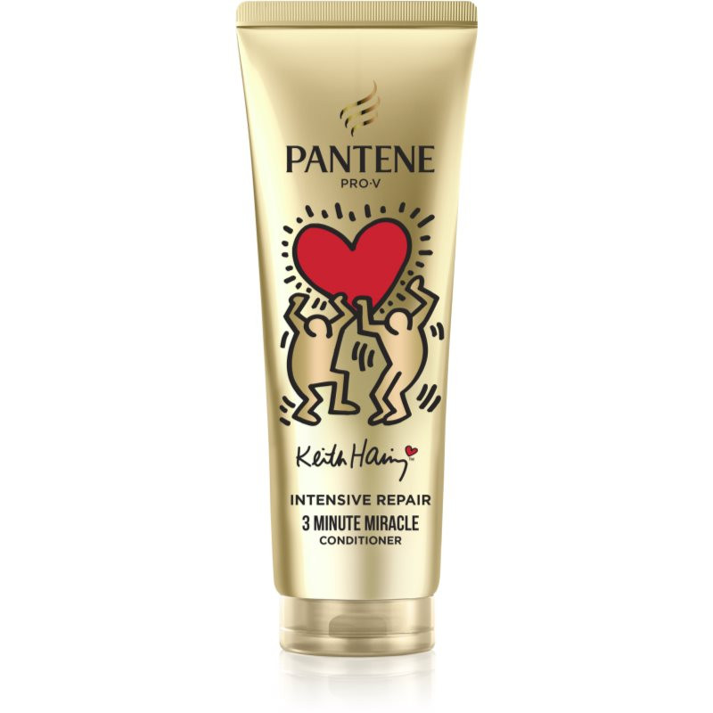 Pantene 3 Minute Miracle Keith Haring intenzivní kondicionér pro poškozené vlasy 220 ml