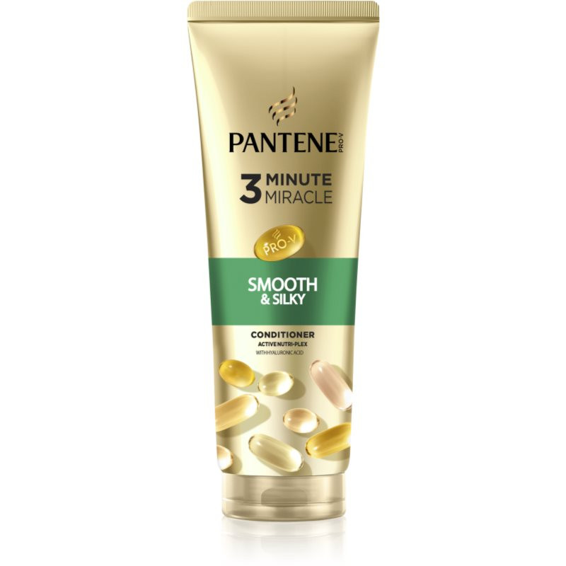 Pantene 3 Minute Miracle Smooth&Silky hloubkový tříminutový kondicionér pro poškozené vlasy 220 ml