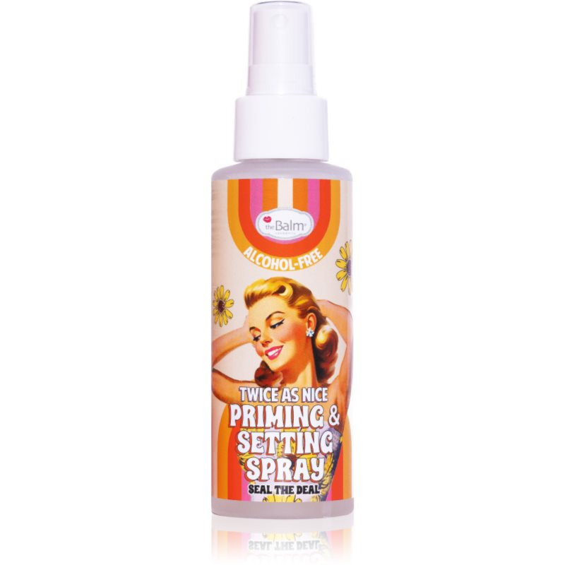theBalm Twice as Nice Priming & Setting Spray fixační sprej na make-up 100 ml
