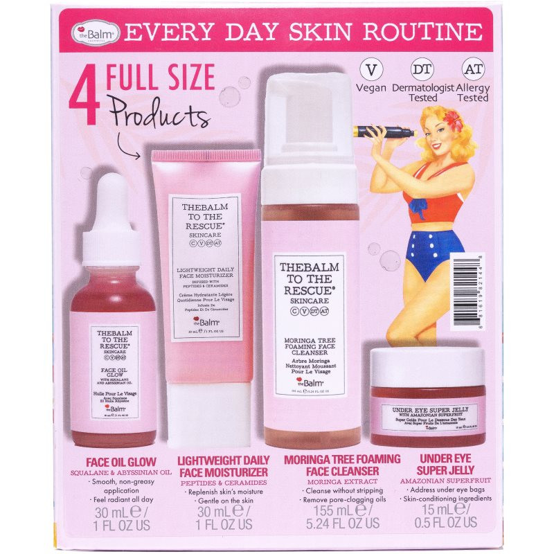 theBalm To The Rescue® Skincare Collection dárková sada na obličej