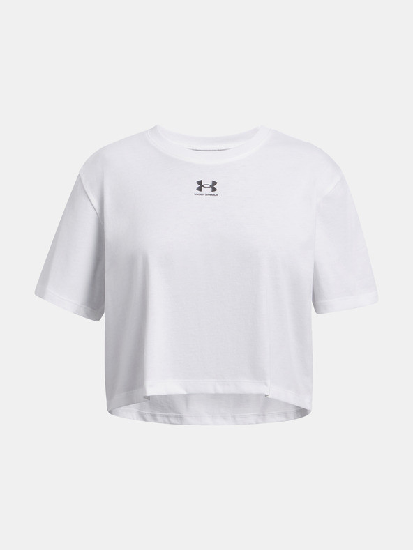 Under Armour UA Rival SS Triko dětské Bílá
