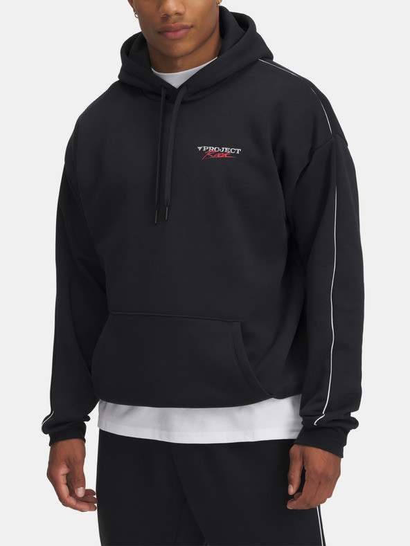 Under Armour Project Rock Icon Fleece Hdy Mikina Černá
